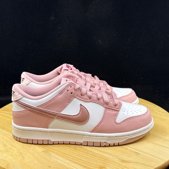 NEW Nike Dunk Low Pink Glaze Velvet NBY DO6485-600 GS Womens Size 7.5 / 6Y - Picture 4 of 10